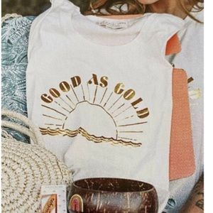 sold Saltwater luxe white tank XS